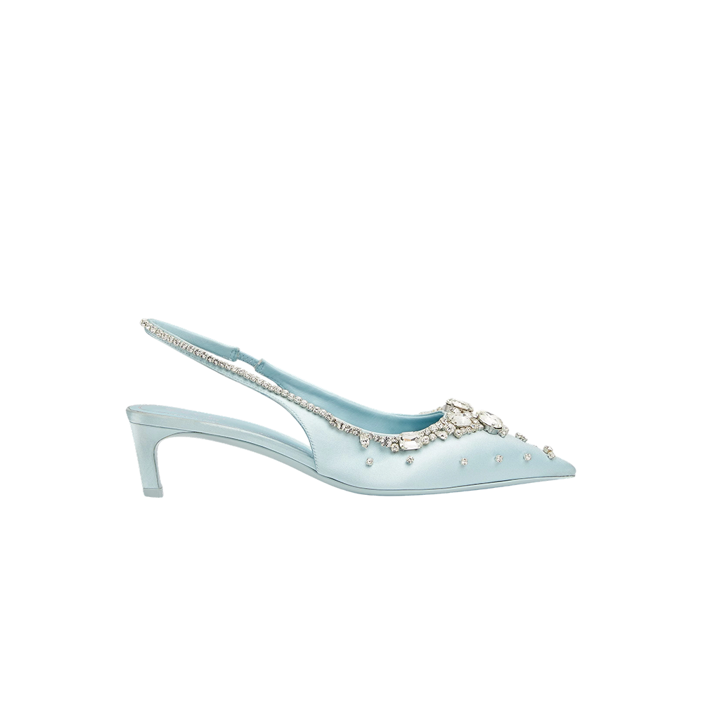 Women's pump with crystals