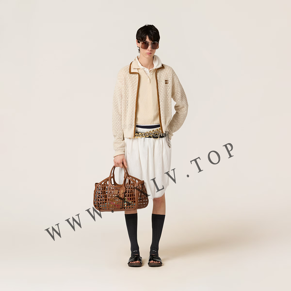 Leather basket - Image 4