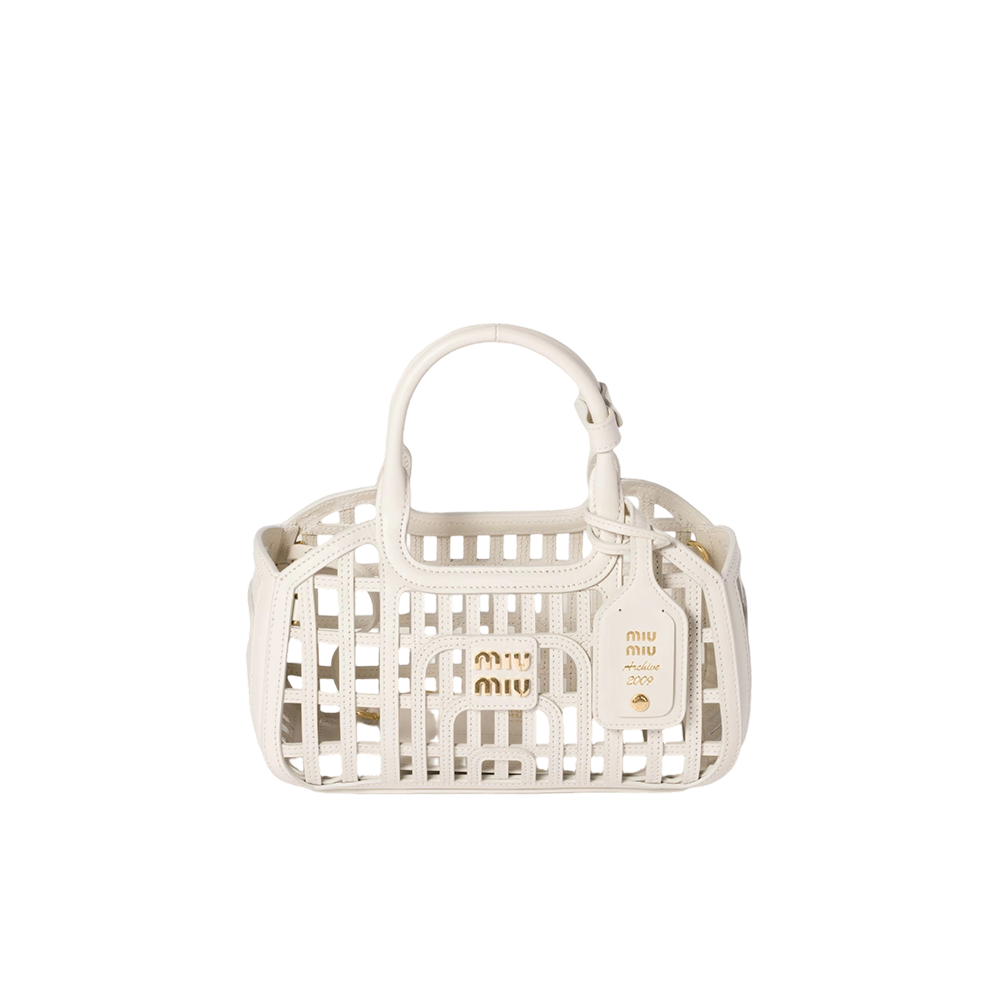 Leather basket
