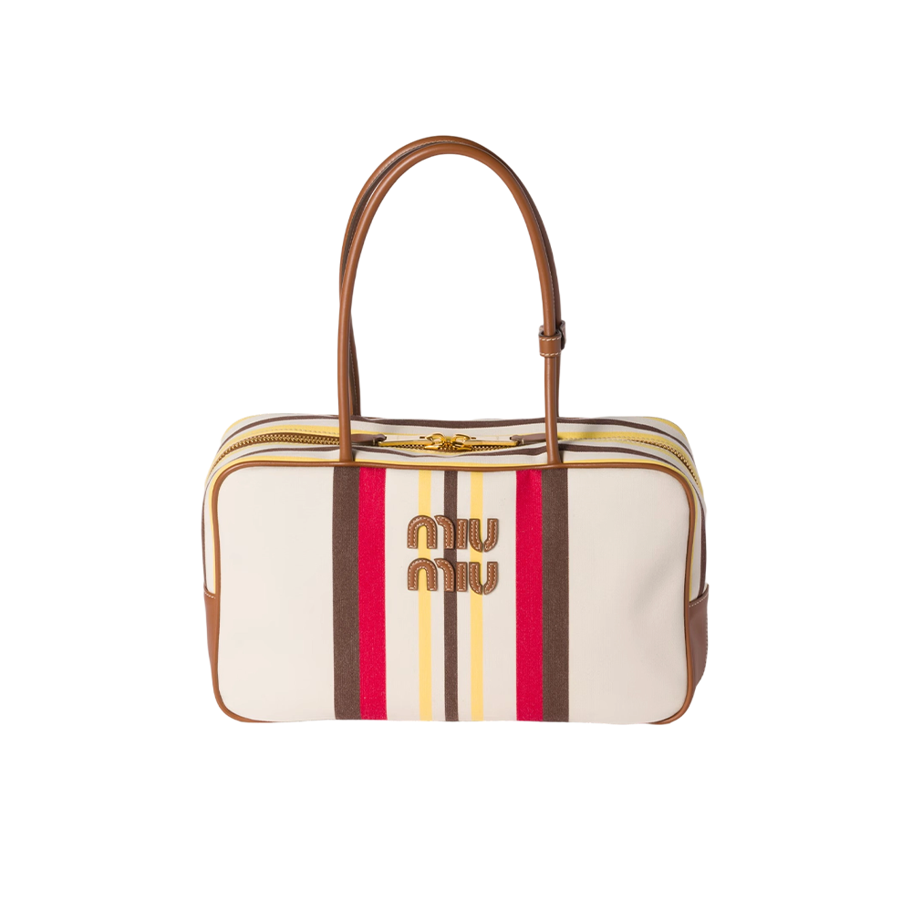 Beau canvas and leather bag