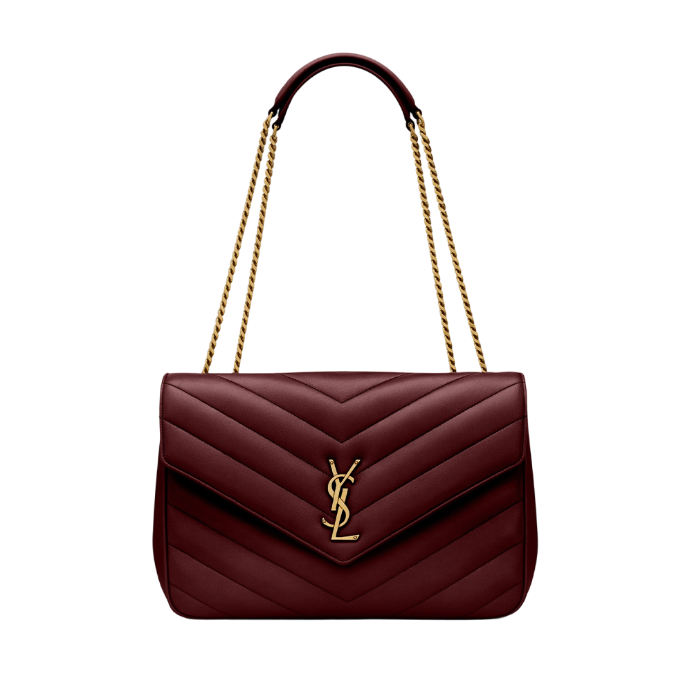 LOULOU large in MATELASSÉ lambskin