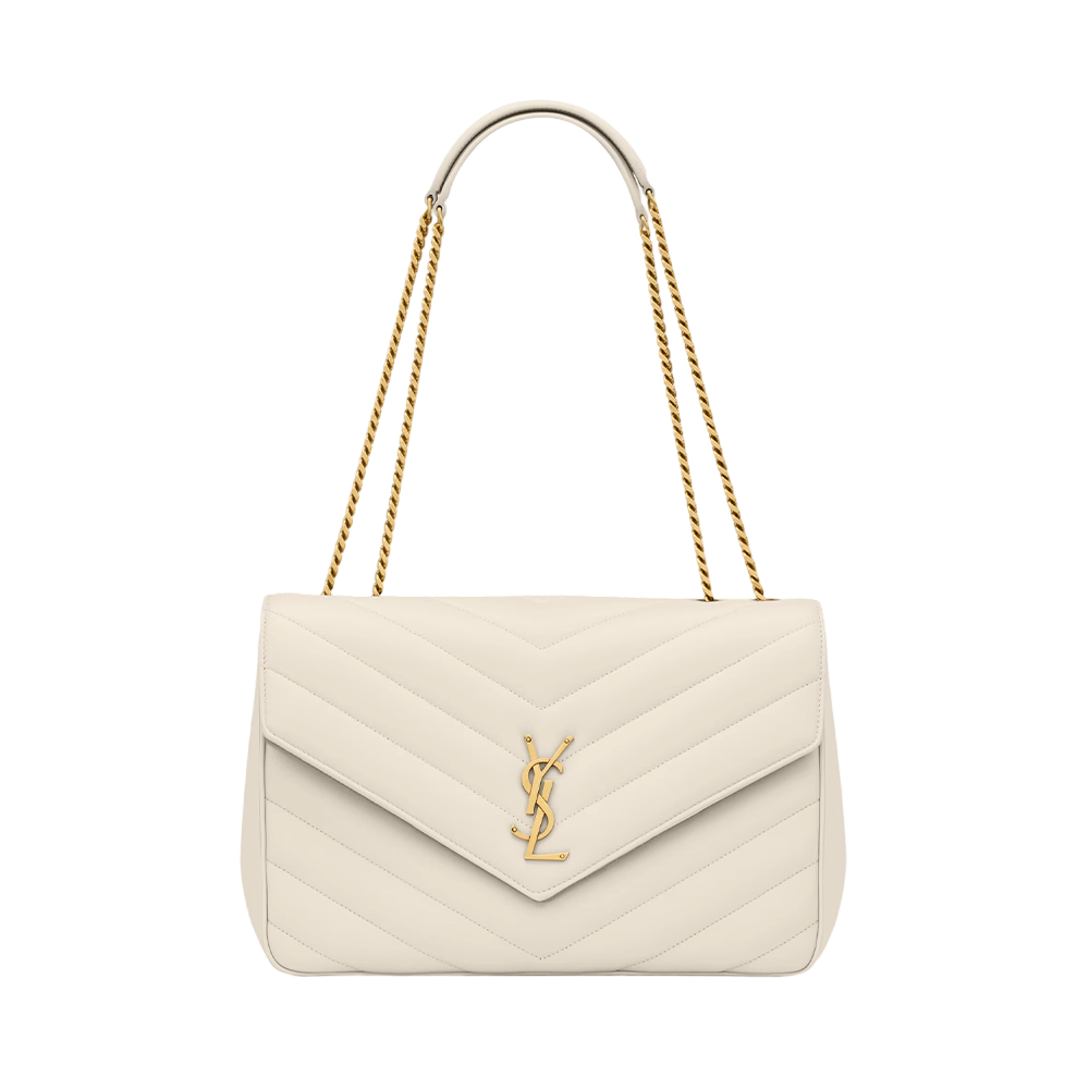 LOULOU large in MATELASSÉ lambskin