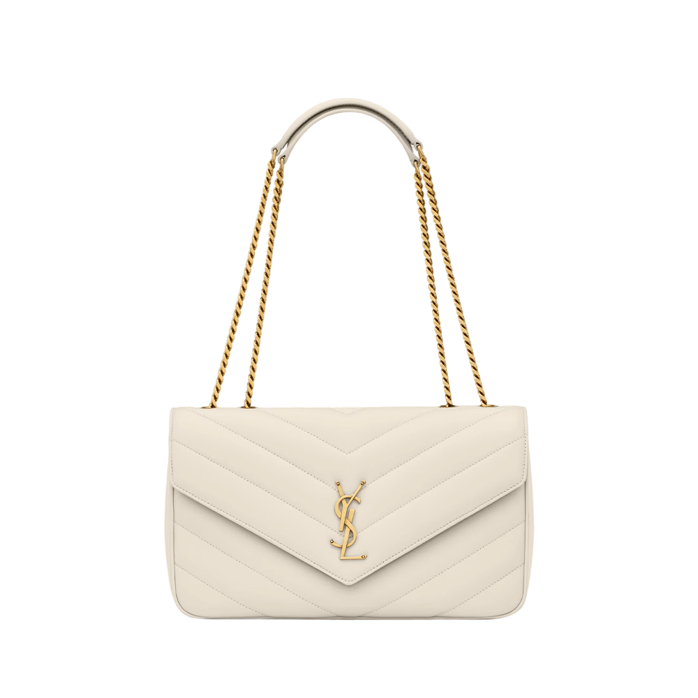 LOULOU medium in MATELASSÉ lambskin