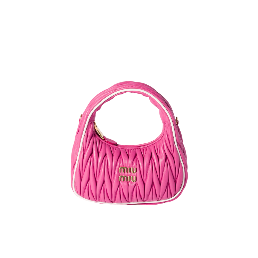 Wander matelassé nappa leather bag