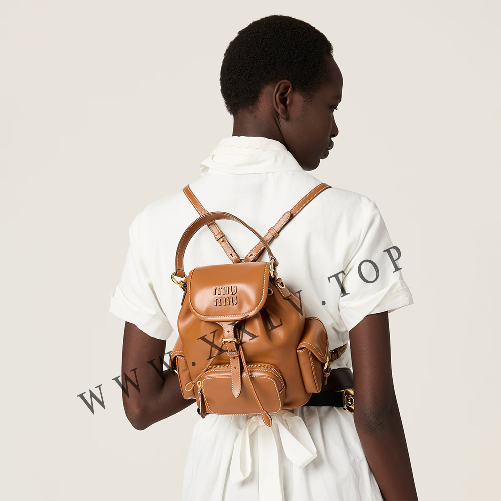 Leather backpack - Image 3