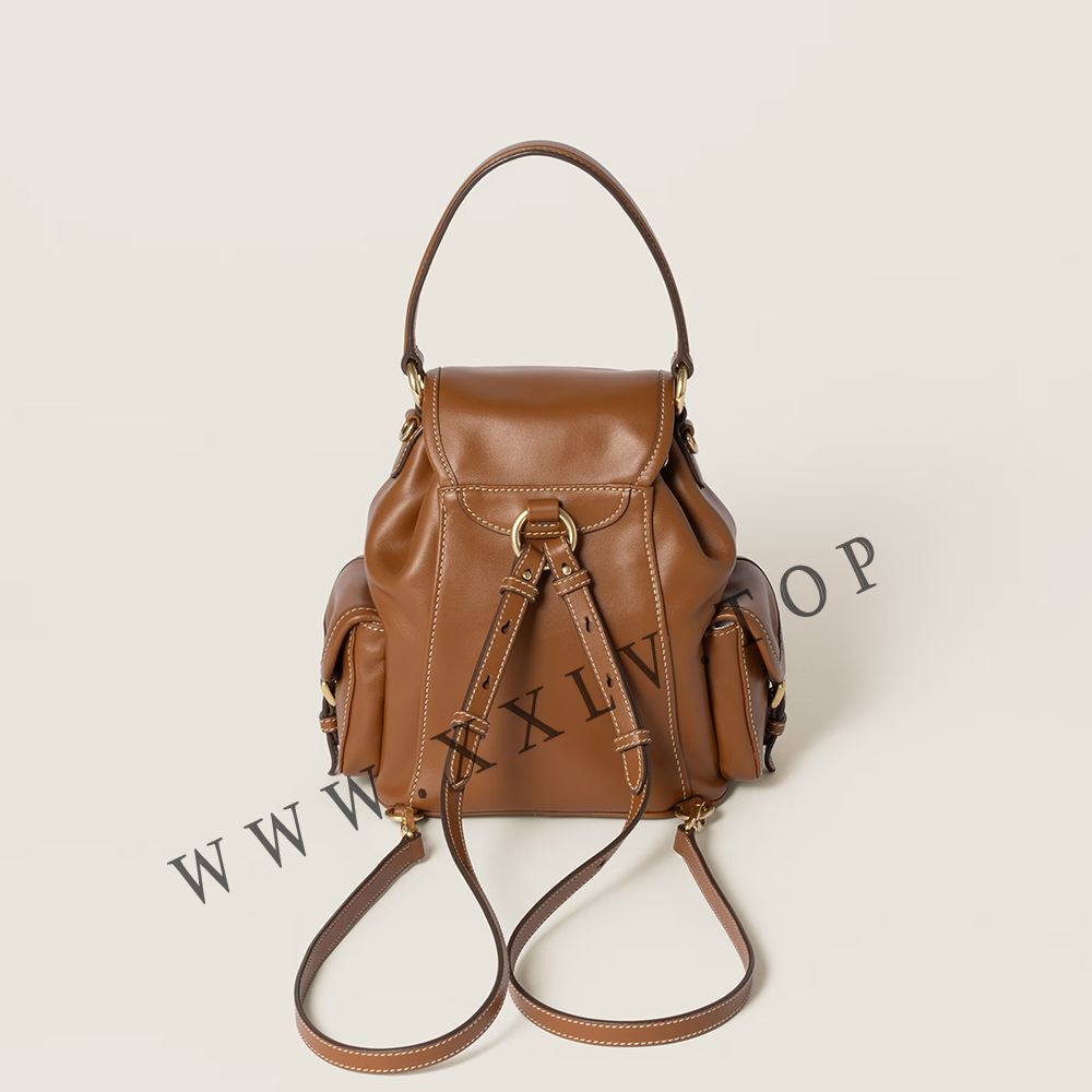 Leather backpack - Image 7
