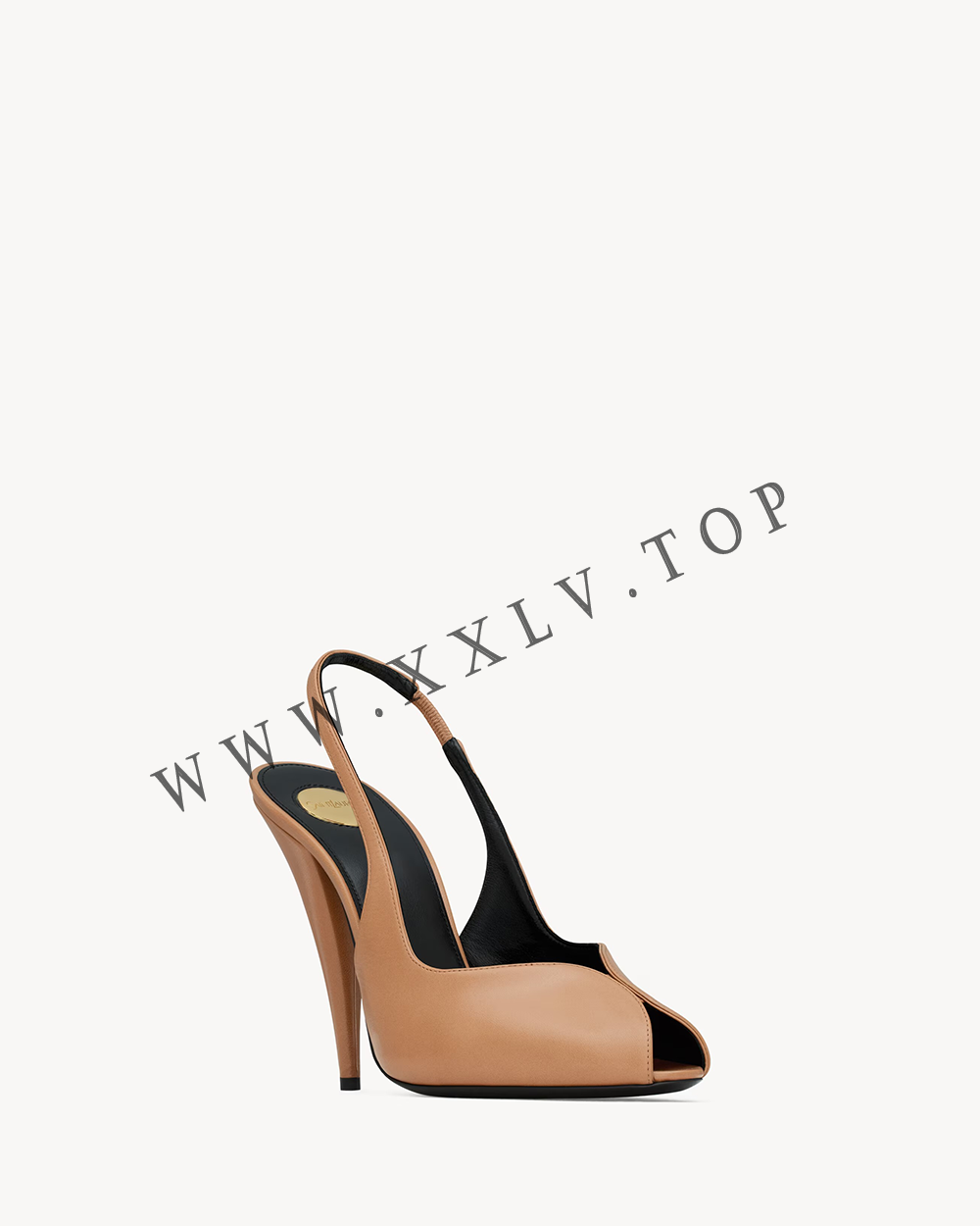 page slingback pumps in smooth leather - Image 3