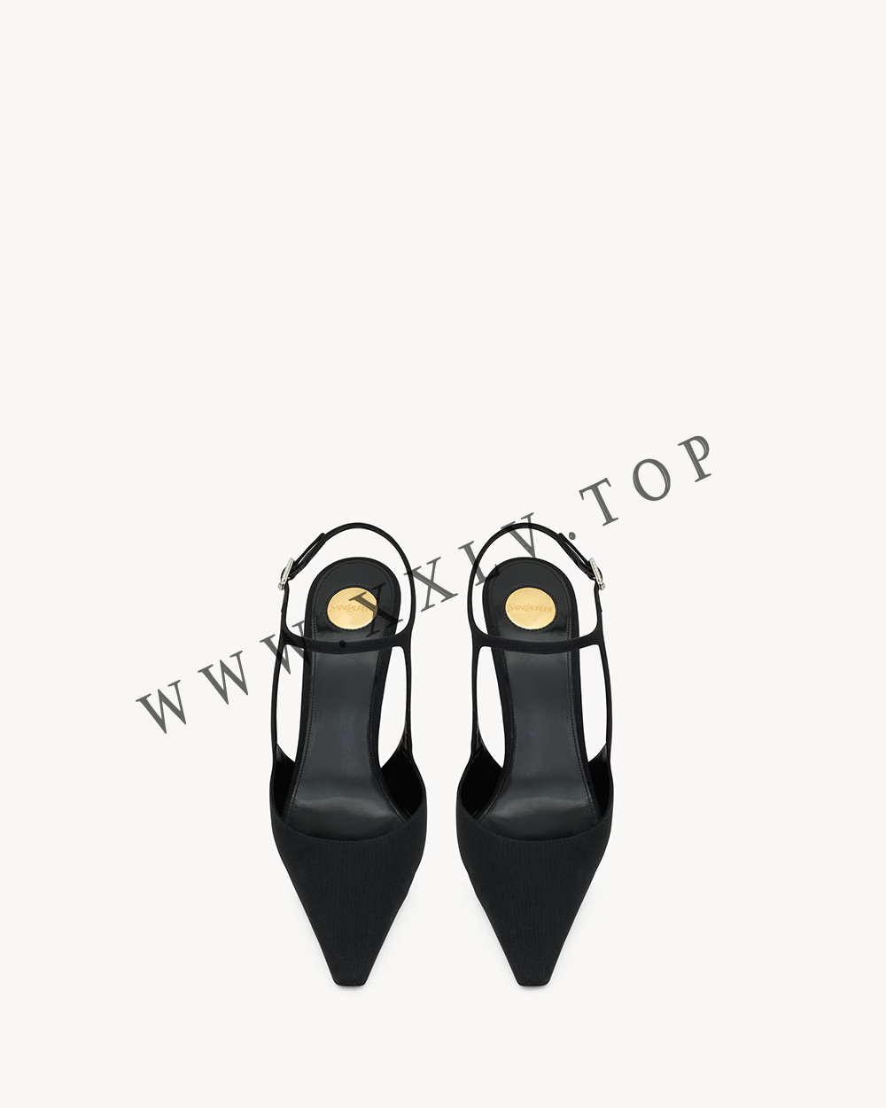 manon pumps in shantung silk - Image 4