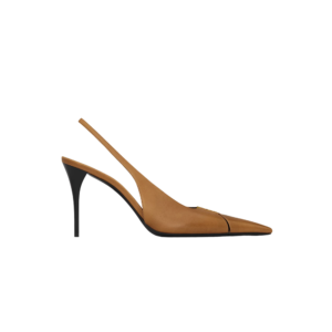 babylone breteuil slingback pumps in smooth leather