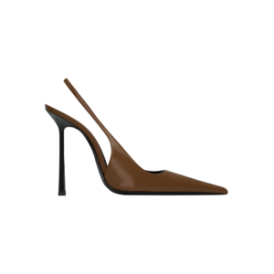 vendome slingback pumps in glazed leather