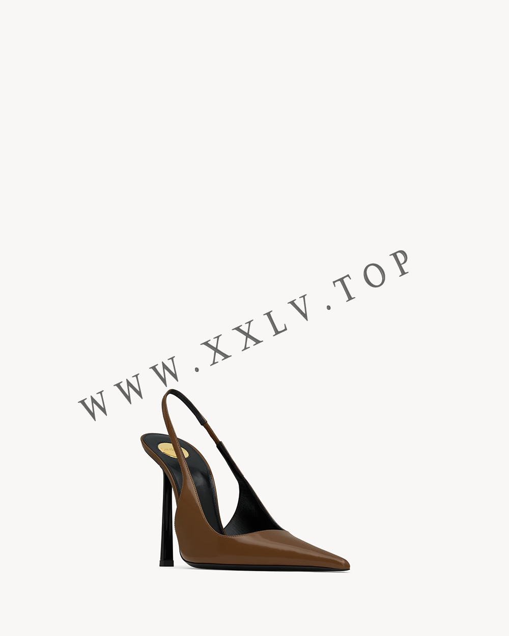 vendome slingback pumps in glazed leather - Image 2
