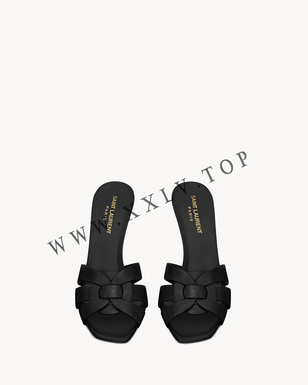 tribute mules in smooth leather - Image 3