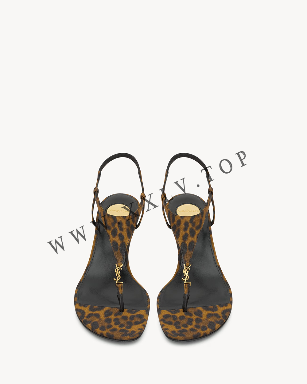 cassandra wedges in leopard grosgrain - Image 3
