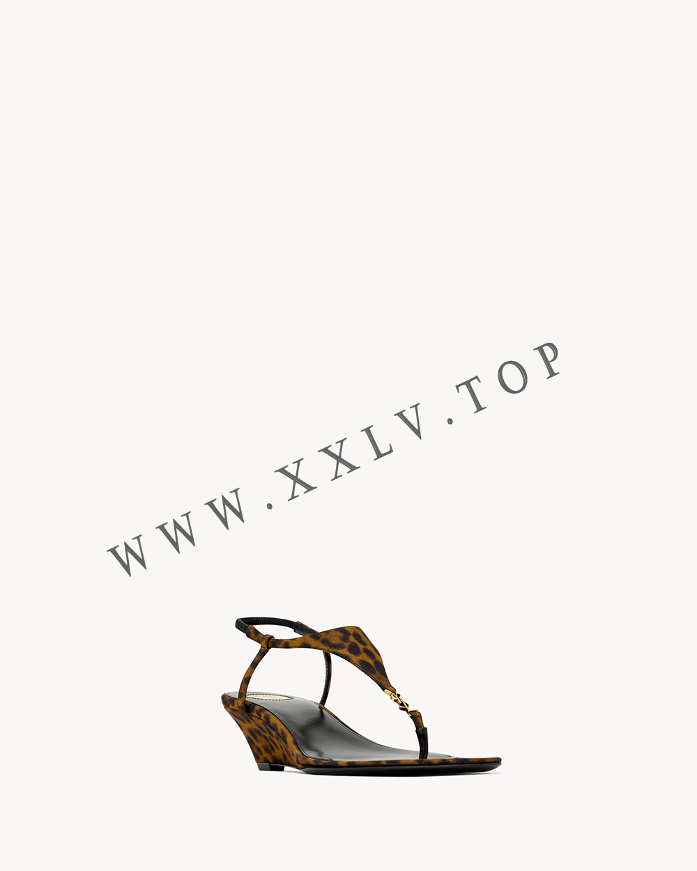 cassandra wedges in leopard grosgrain - Image 2