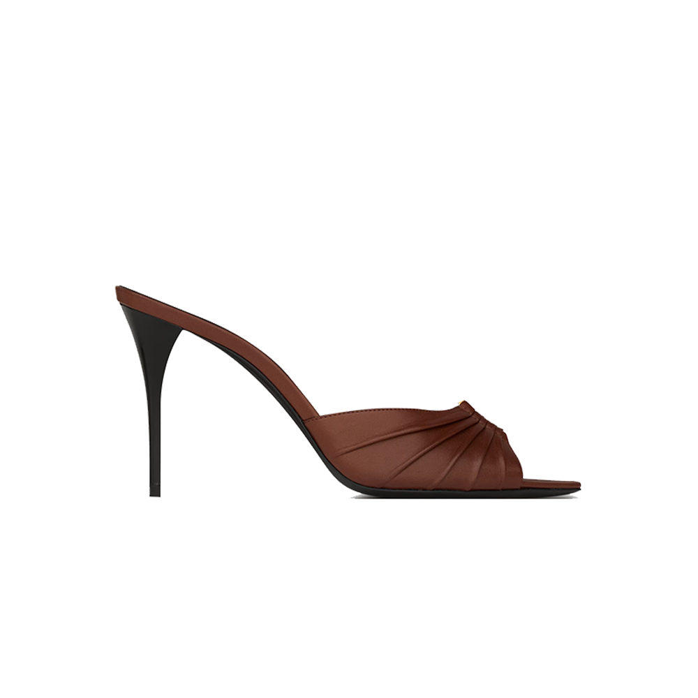 babylone mules in smooth leather