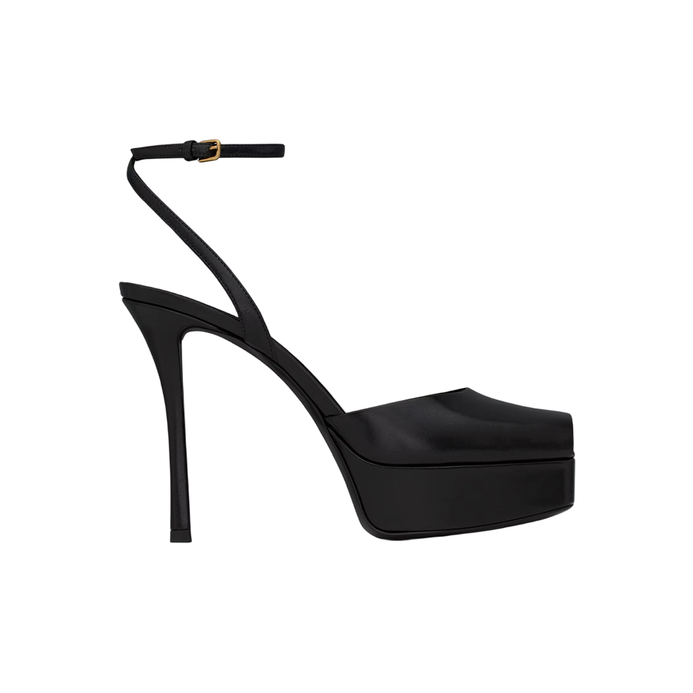 la scandale platform sandals in smooth leather