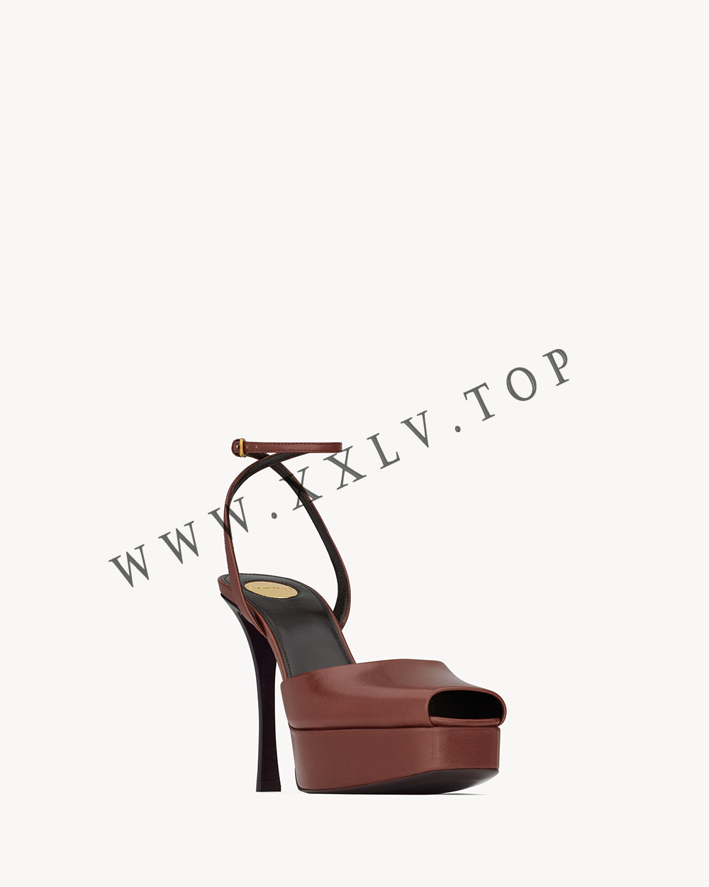 la scandale platform sandals in smooth leather - Image 2