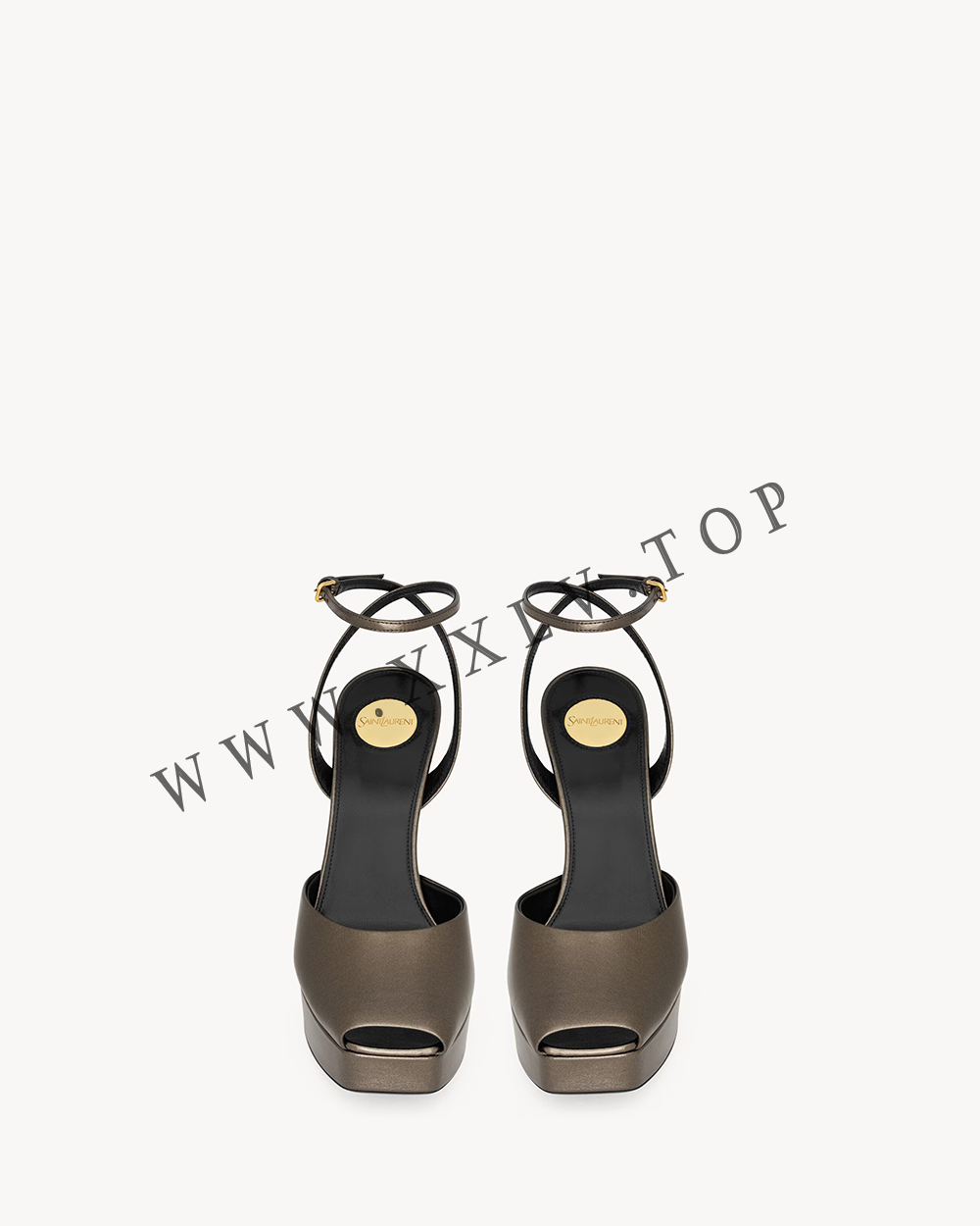la scandale platform sandals in smooth leather - Image 2