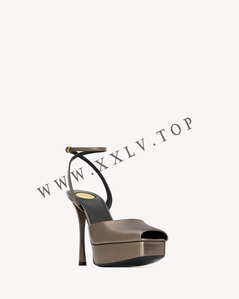 la scandale platform sandals in smooth leather - Image 3
