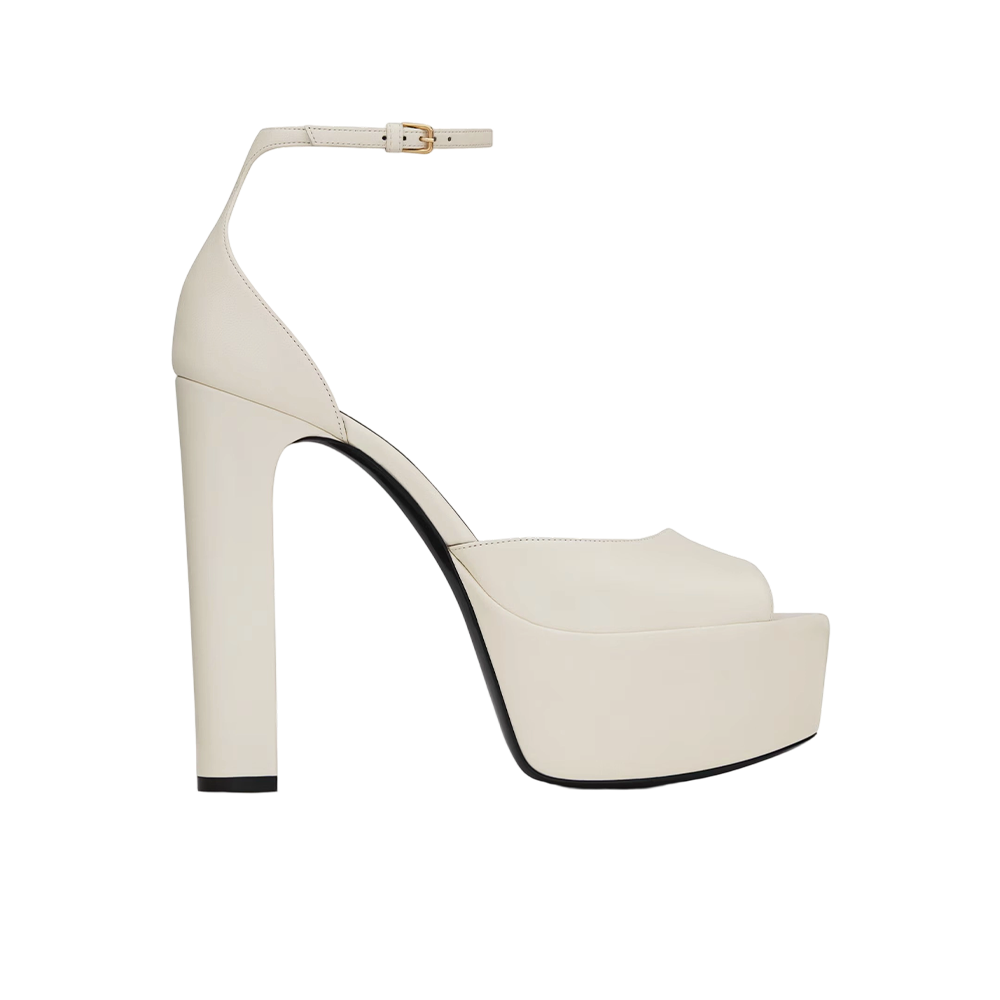 jodie platform sandals in smooth leather