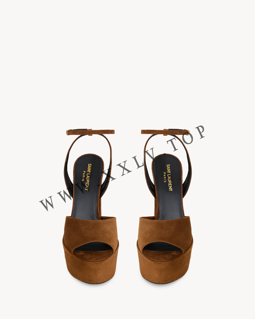 jodie platform sandals in suede - Image 3