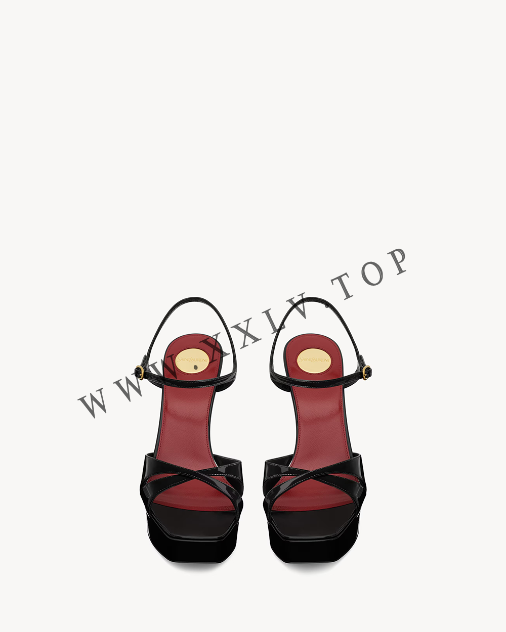 debbie platform sandals in patent leather - Image 3