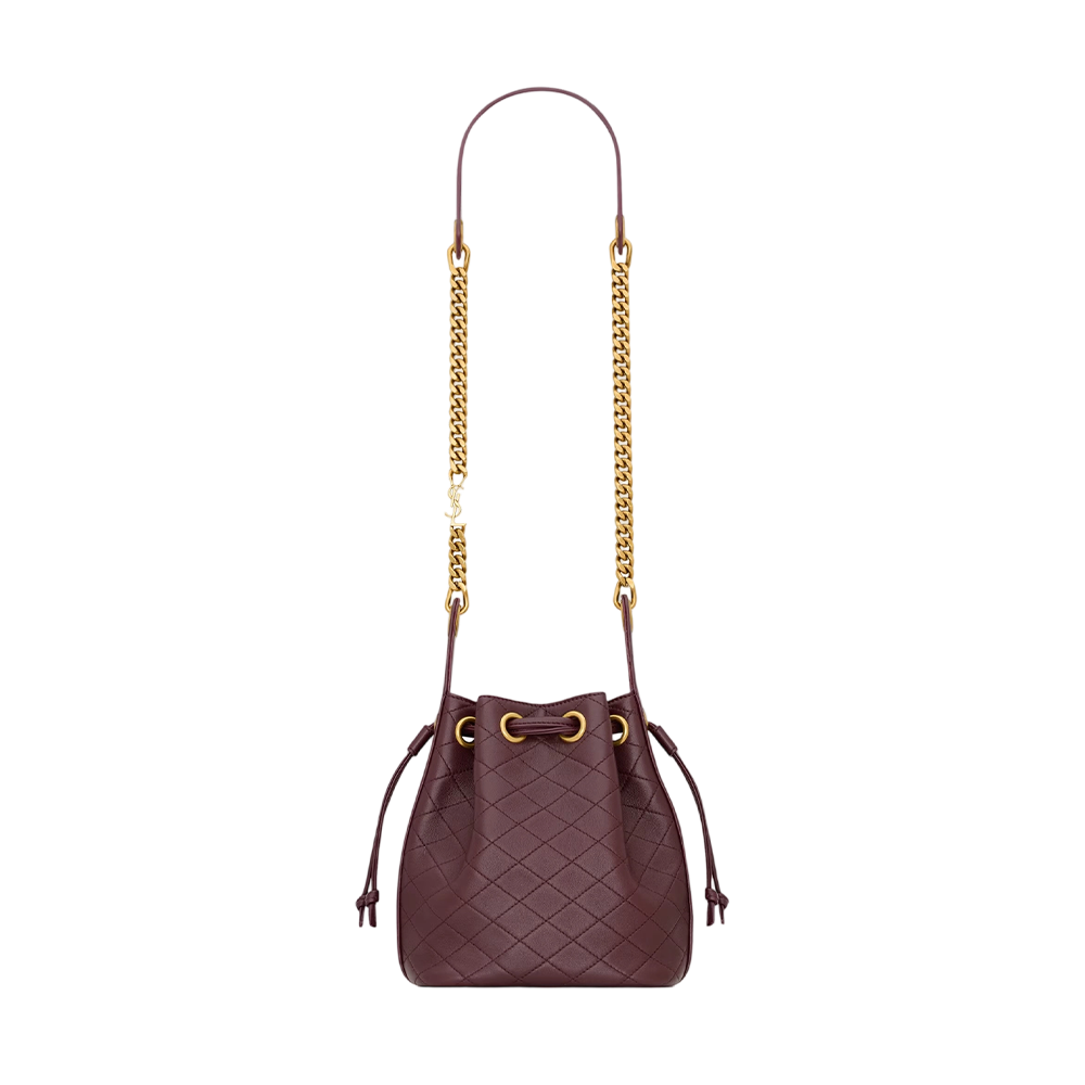 CASSANDRE bucket bag in lambskin