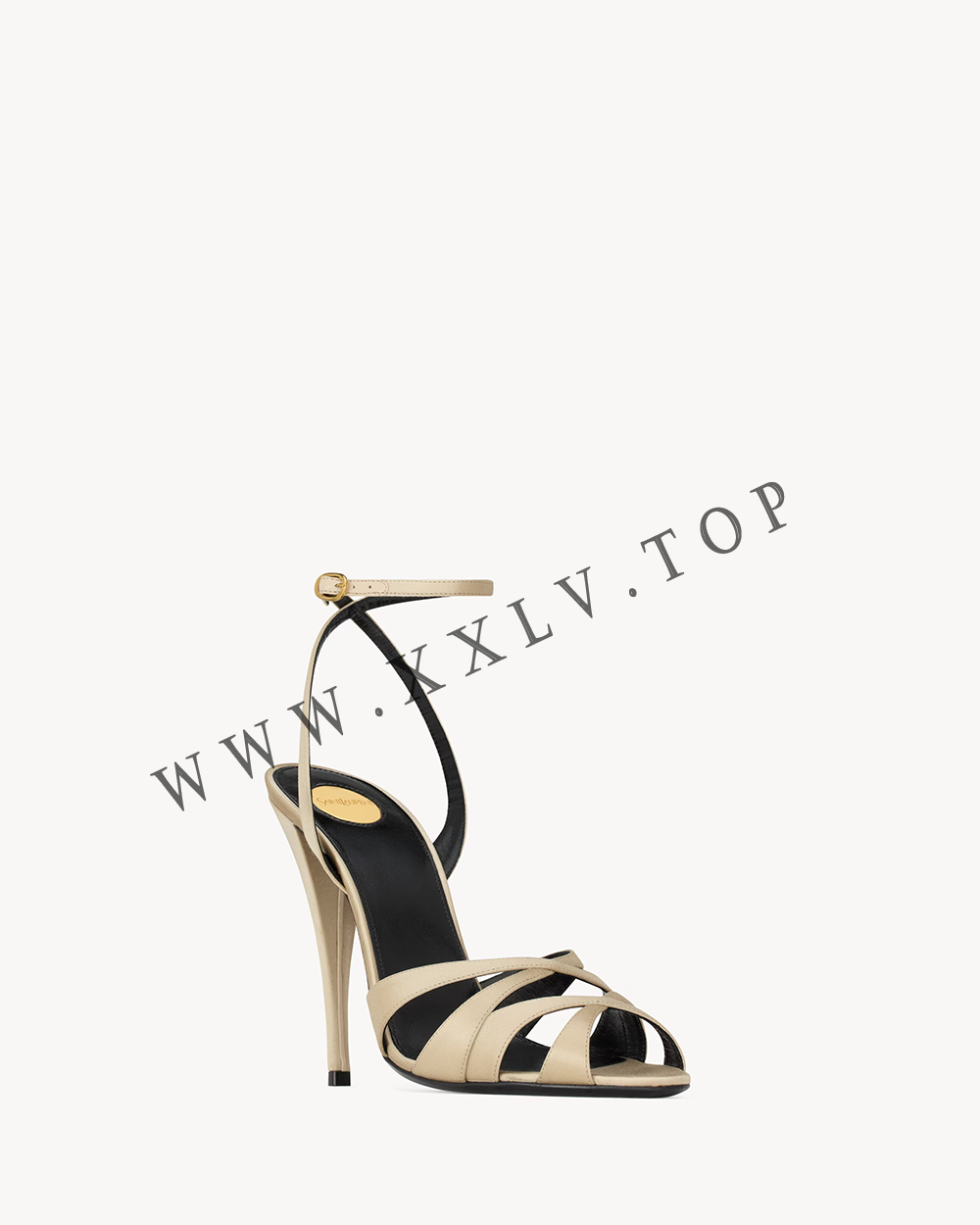 chandelle sandals in satin crepe - Image 2