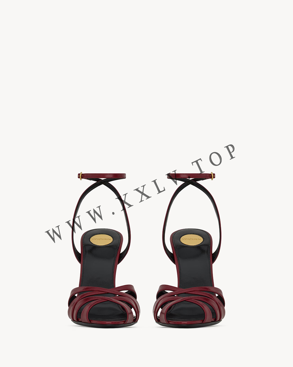 chandelle sandals in satin crepe - Image 3