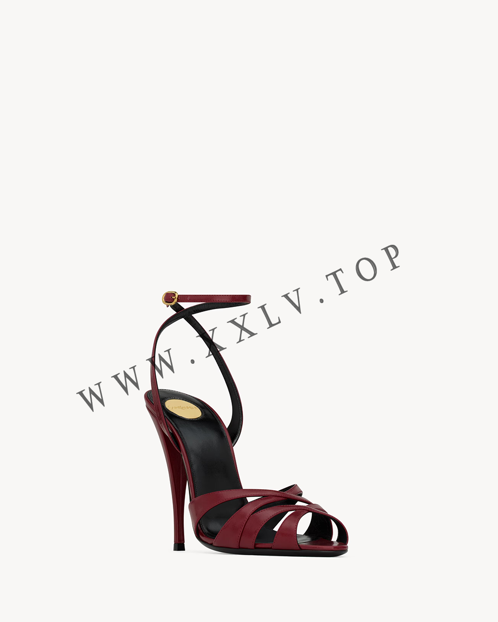 chandelle sandals in satin crepe - Image 2