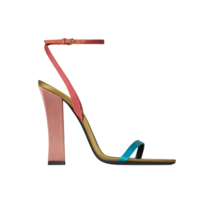 dominique sandals in satin crepe