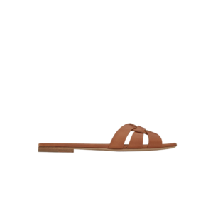 tribute mules in smooth leather