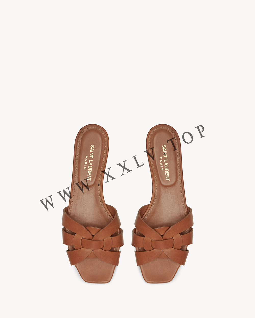 tribute mules in smooth leather - Image 3