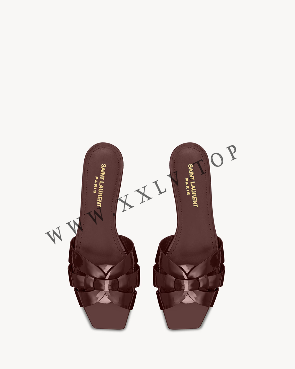 tribute mules in patent leather - Image 2
