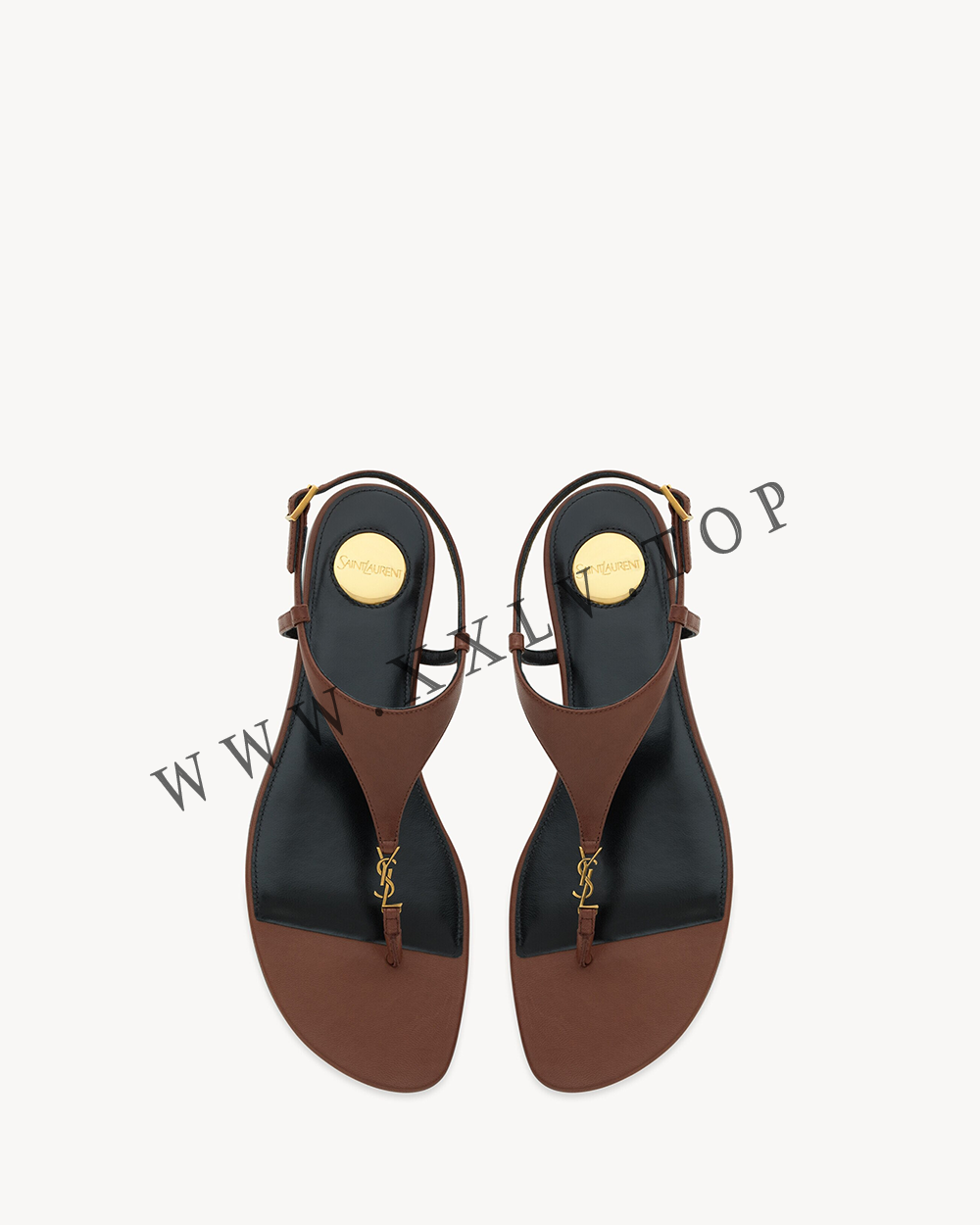 cassandra sandals in smooth leather - Image 2
