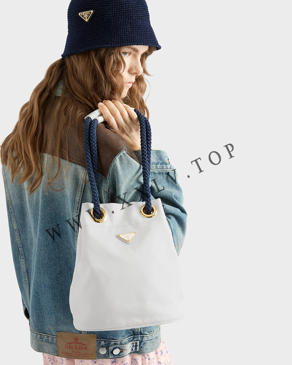 Prada Mariner Re-Nylon small bucket bag - Image 3