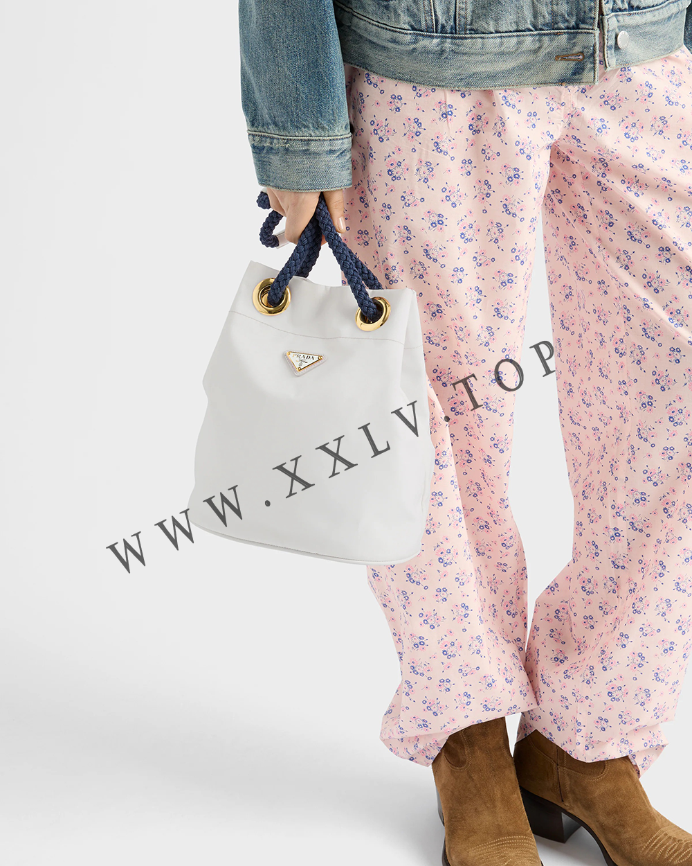 Prada Mariner Re-Nylon small bucket bag - Image 2