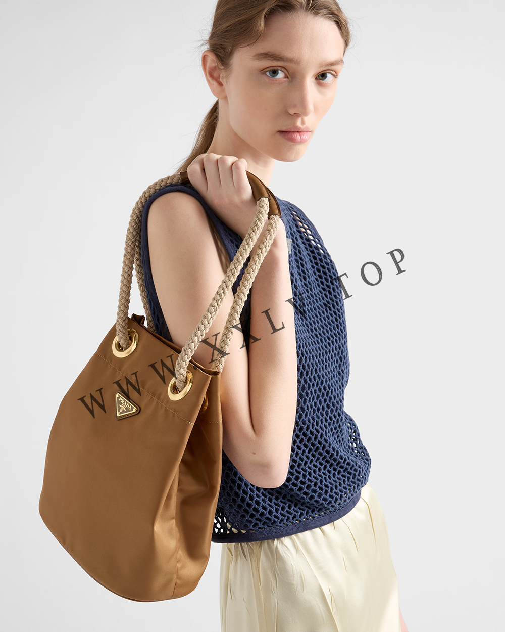 Prada Mariner Re-Nylon small bucket bag - Image 3