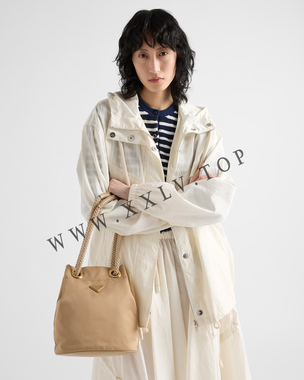 Prada Mariner Re-Nylon small bucket bag - Image 3