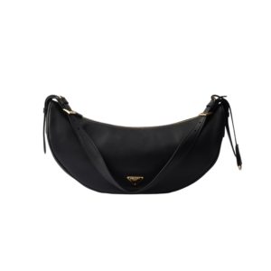 Prada Demi-lune large leather shoulder bag
