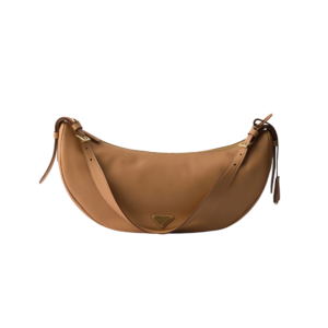 Prada Demi-lune large leather shoulder bag