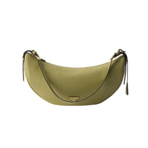 Prada Demi-lune large leather shoulder bag