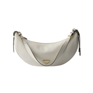 Prada Demi-lune large leather shoulder bag