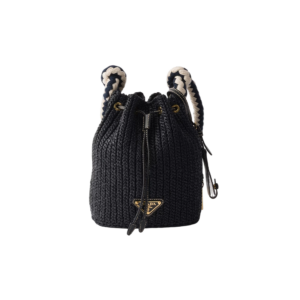 Crochet mini bucket bag