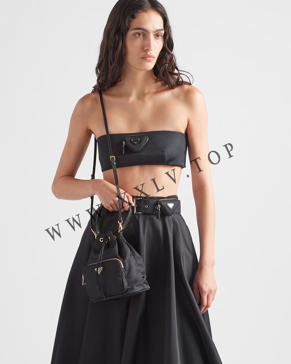 Prada Duet Re-Nylon bucket bag - Image 3