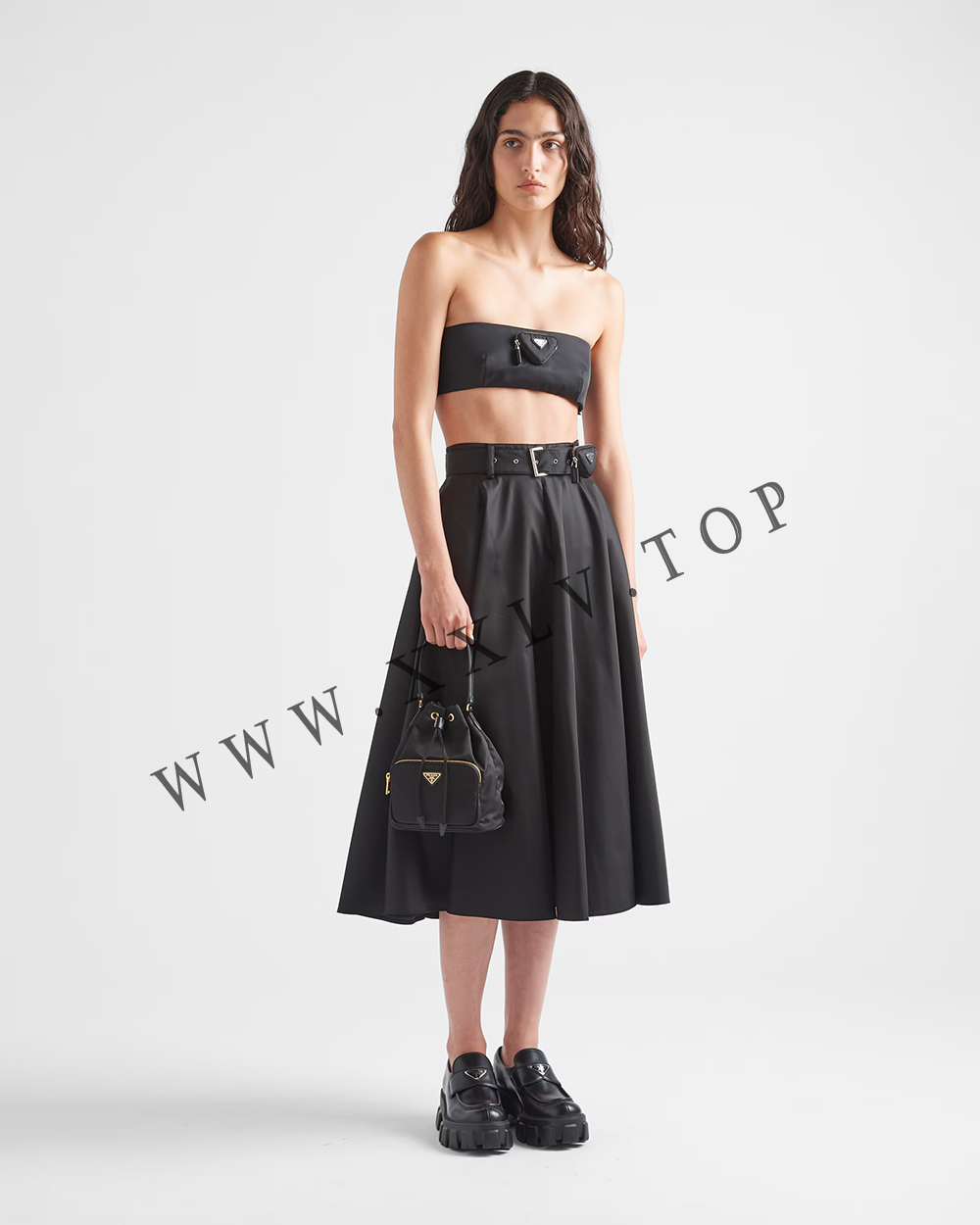 Prada Duet Re-Nylon bucket bag - Image 2