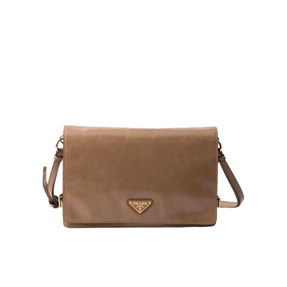 Medium leather shoulder bag