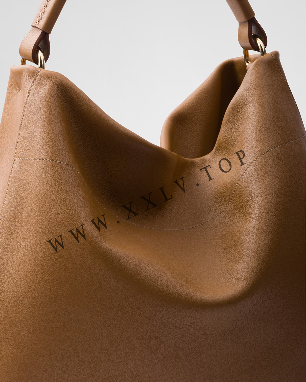 Large leather shoulder bag - Image 5