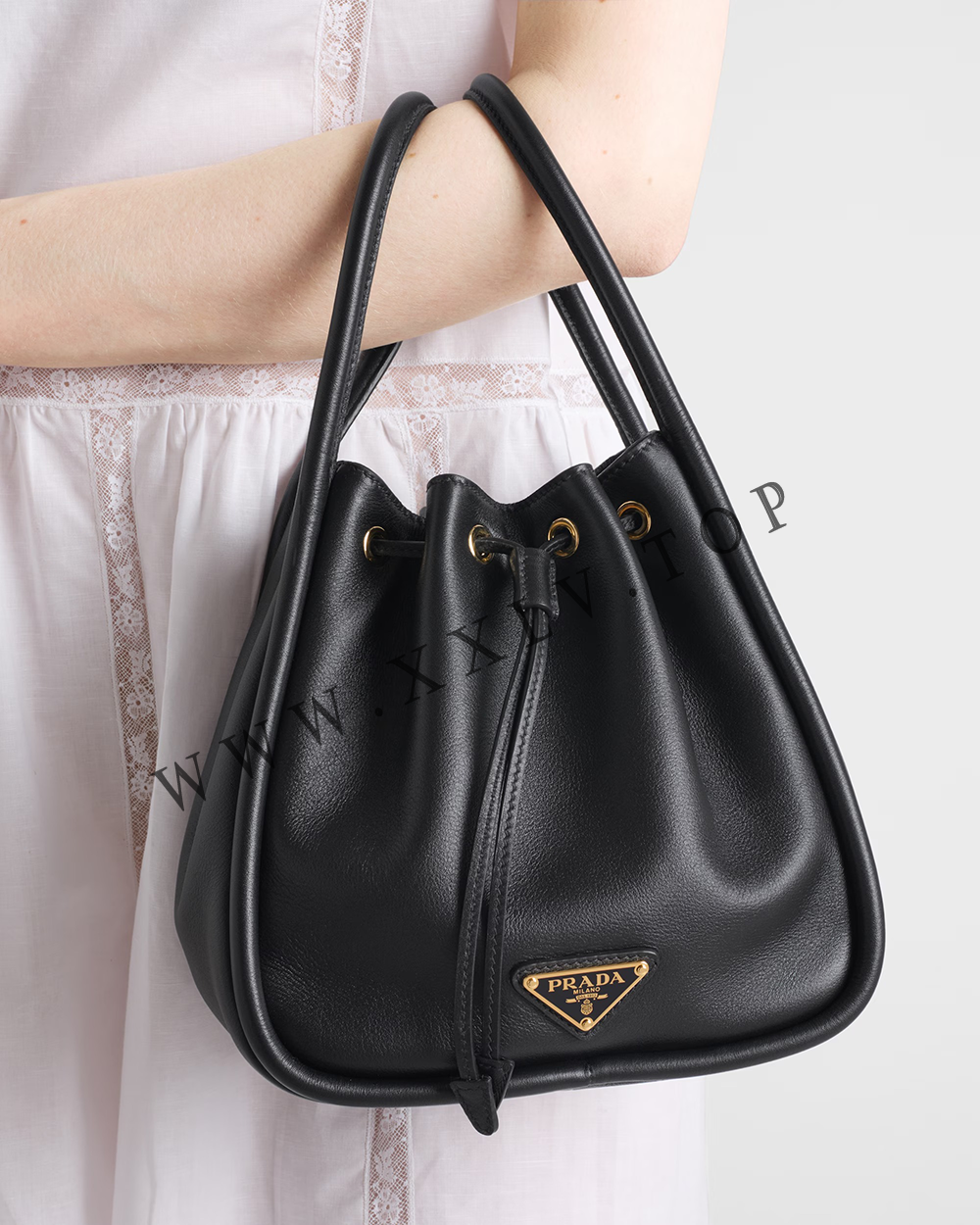 Prada Darling leather mini bucket bag - Image 2