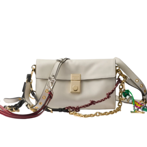 Prada Soft Sound small leather shoulder bag with charms